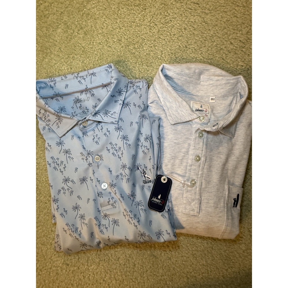 Pair of Johnnie - O Golf Polos size XL - one NEW